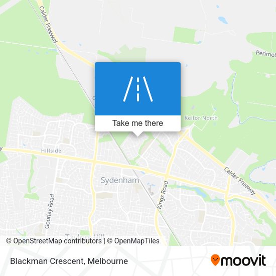 Blackman Crescent map