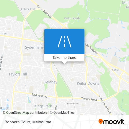 Bobbora Court map