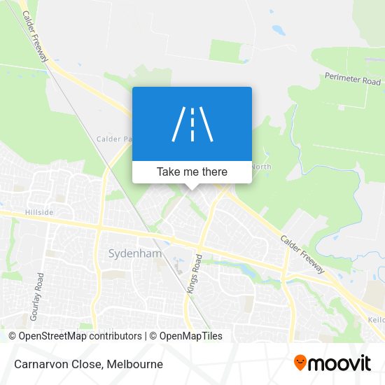 Carnarvon Close map