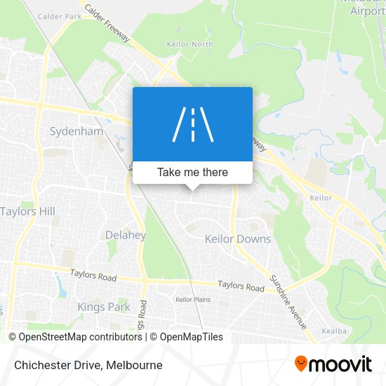 Chichester Drive map