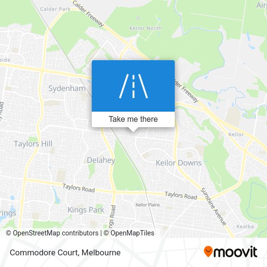 Commodore Court map