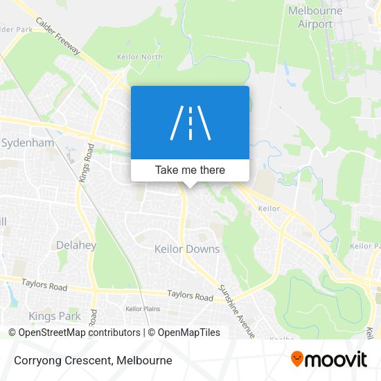 Corryong Crescent map