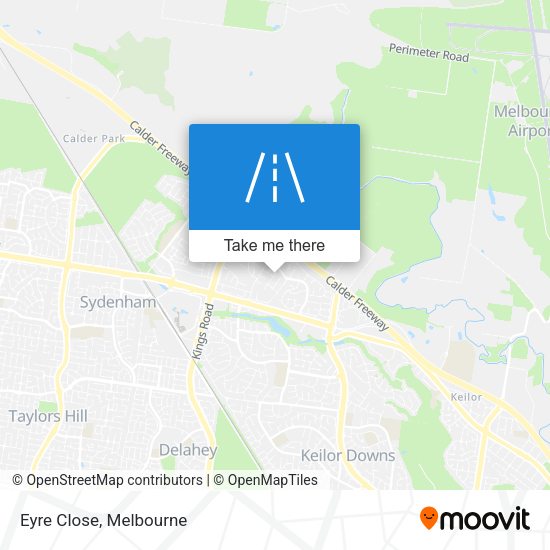 Eyre Close map