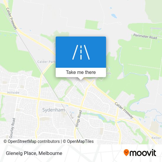 Glenelg Place map