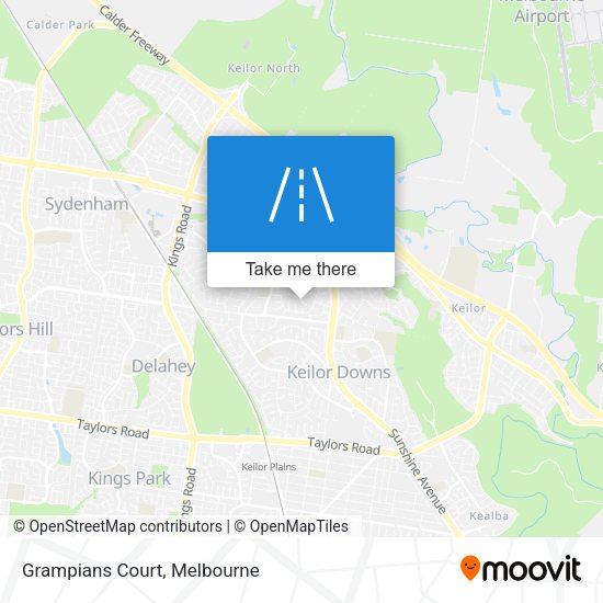 Grampians Court map