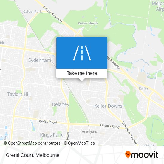 Gretal Court map