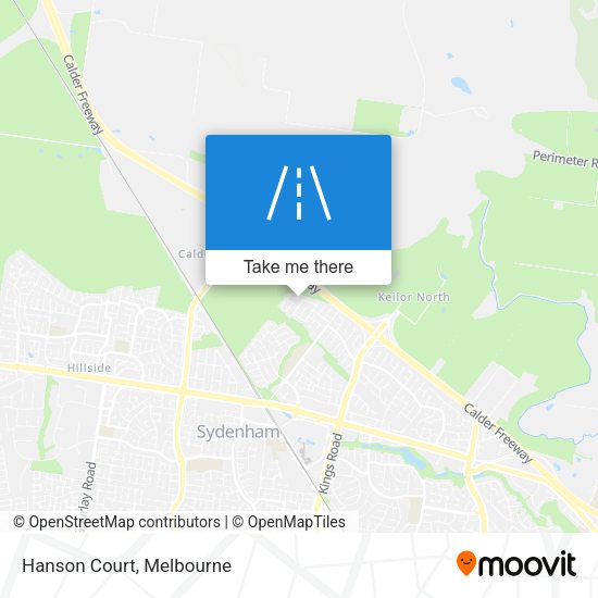 Hanson Court map