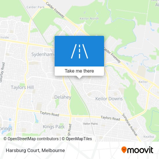 Harsburg Court map