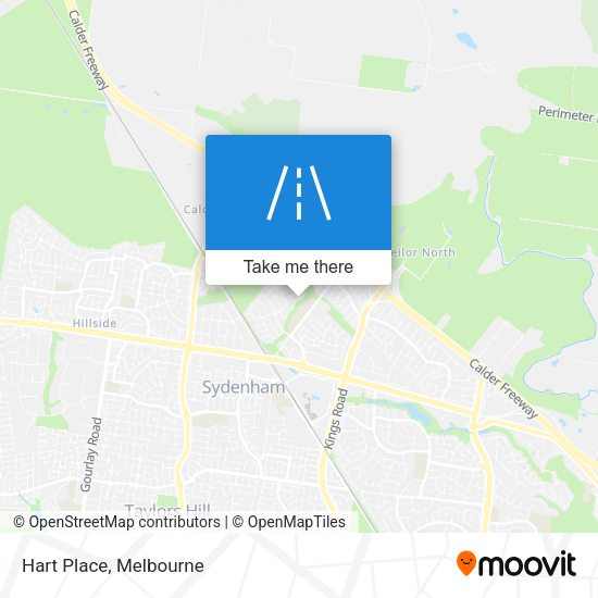 Hart Place map