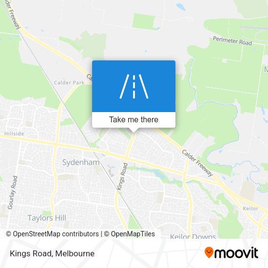 Kings Road map
