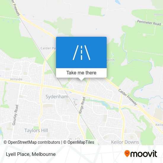 Lyell Place map