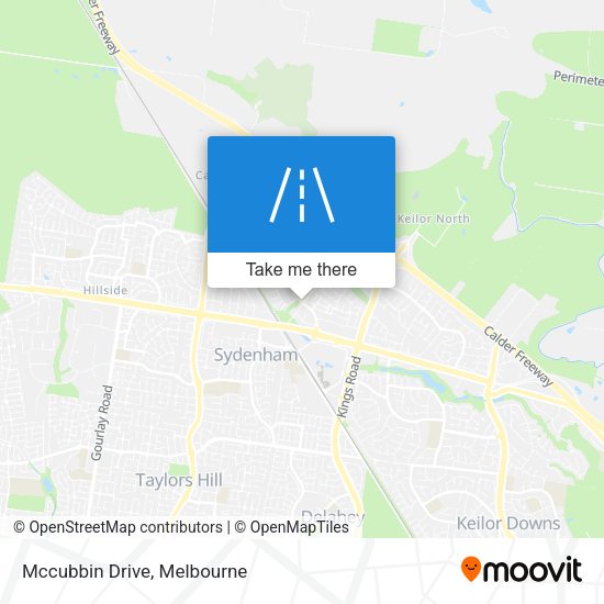 Mccubbin Drive map