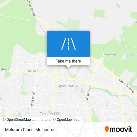 Meldrum Close map