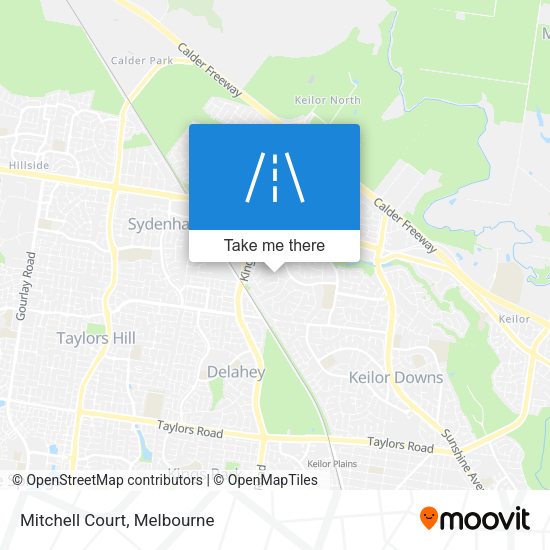 Mitchell Court map