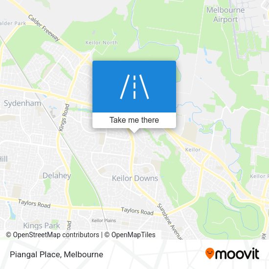 Piangal Place map