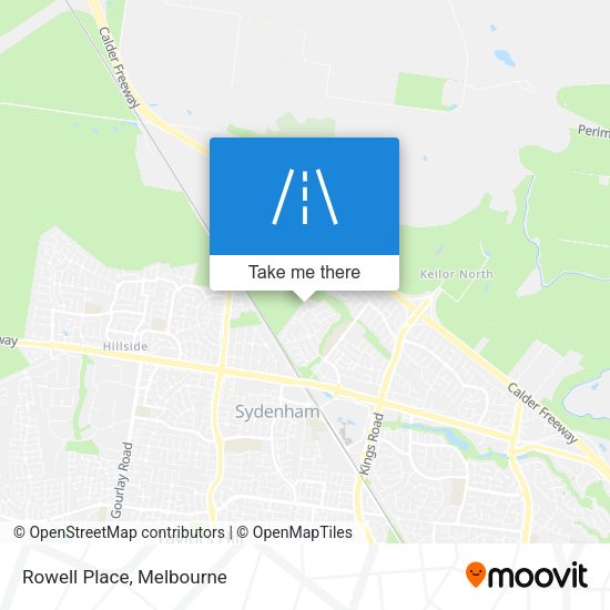 Rowell Place map