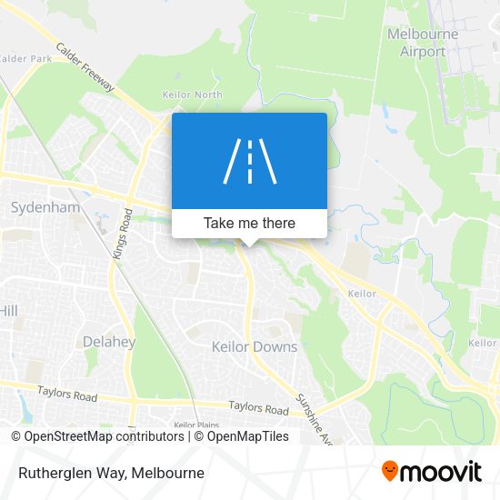 Rutherglen Way map