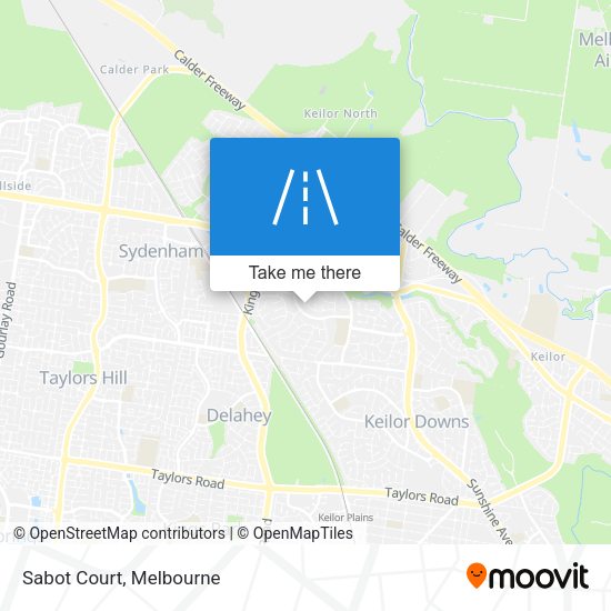 Sabot Court map