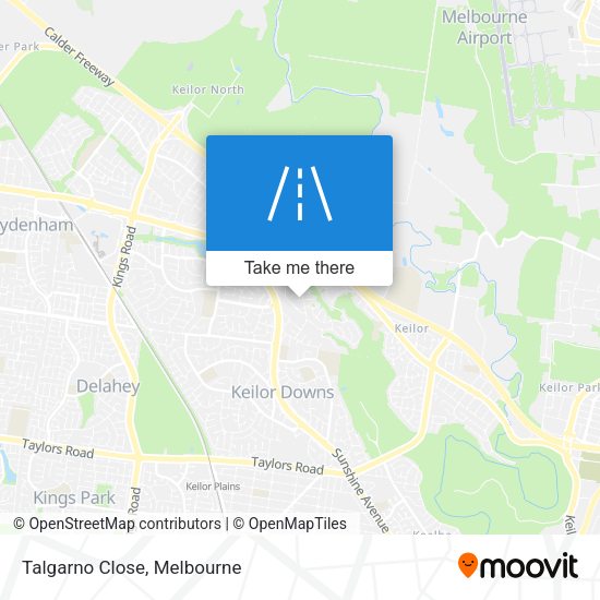 Talgarno Close map