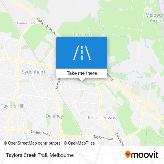 Taylors Creek Trail map
