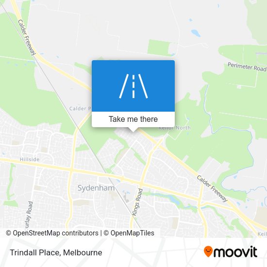Trindall Place map