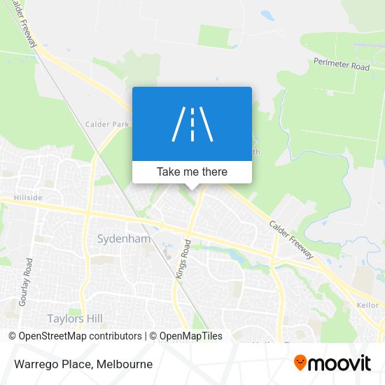 Warrego Place map