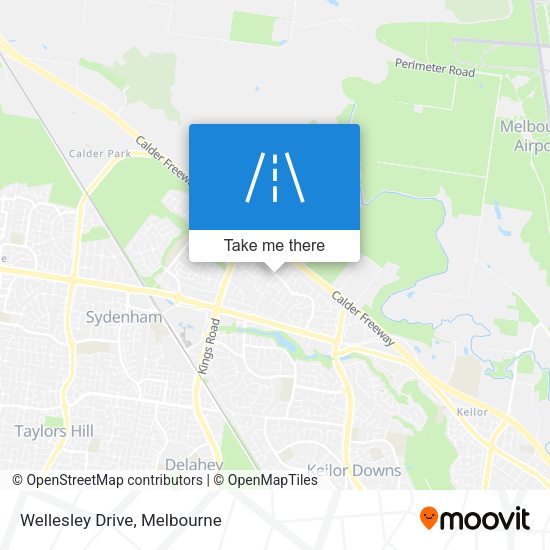 Wellesley Drive map