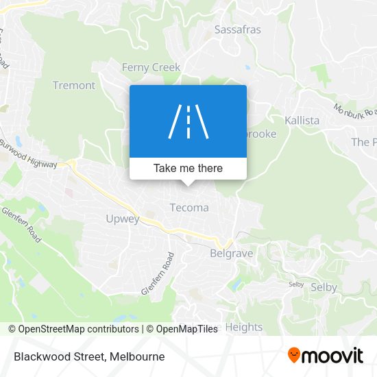 Blackwood Street map