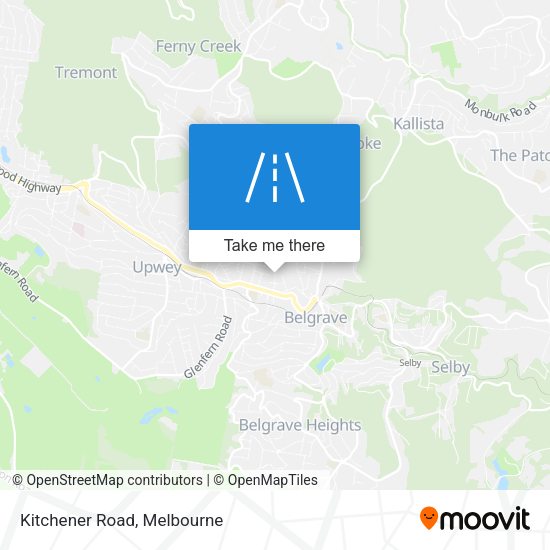 Kitchener Road map