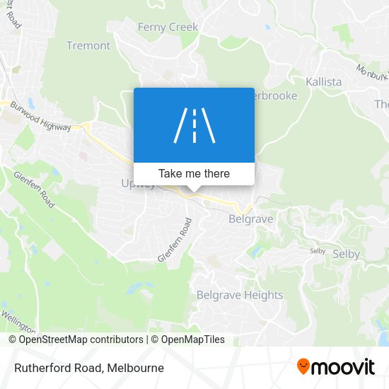 Rutherford Road map