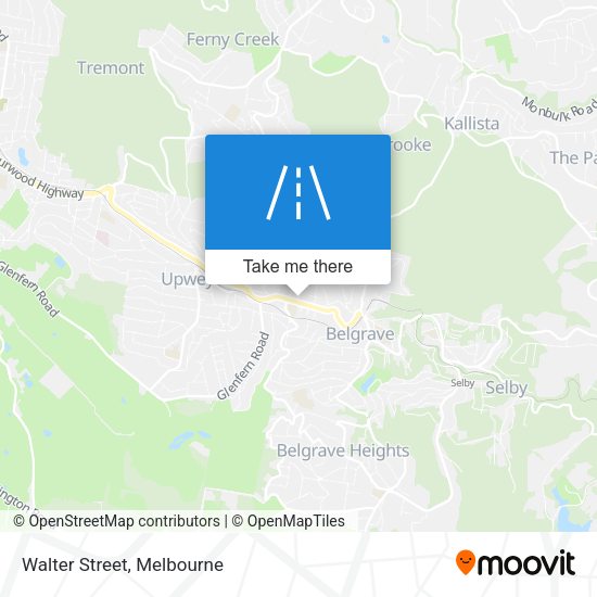 Walter Street map