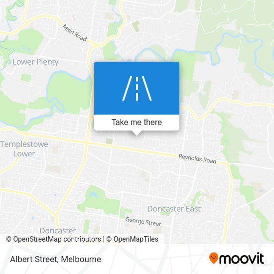 Albert Street map
