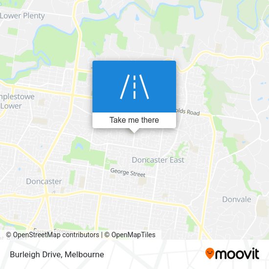 Burleigh Drive map