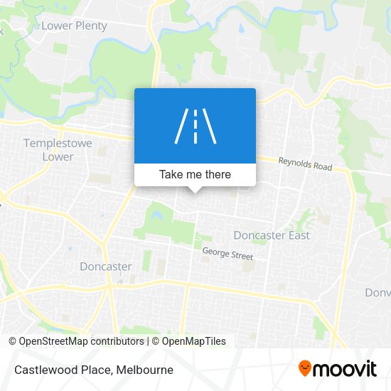 Castlewood Place map