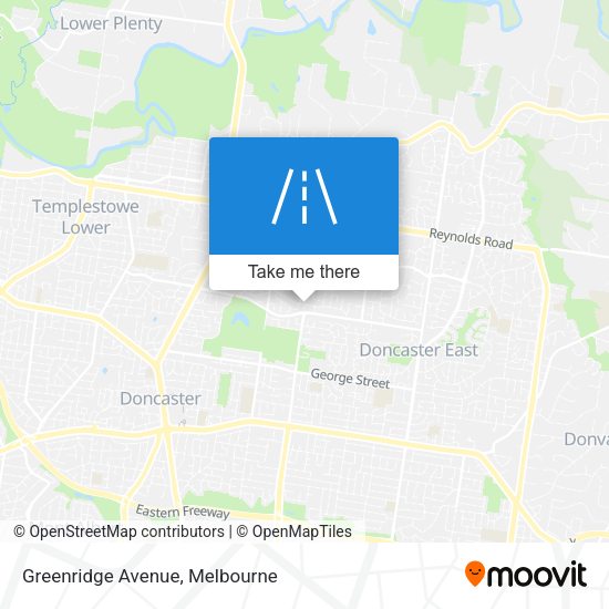 Greenridge Avenue map