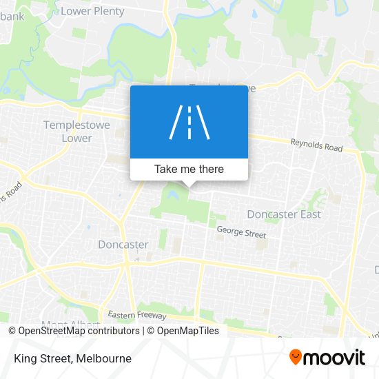 King Street map