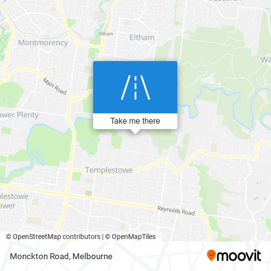 Monckton Road map