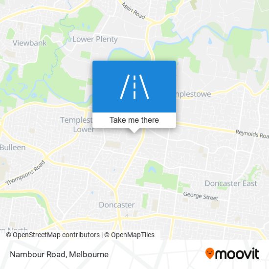 Nambour Road map