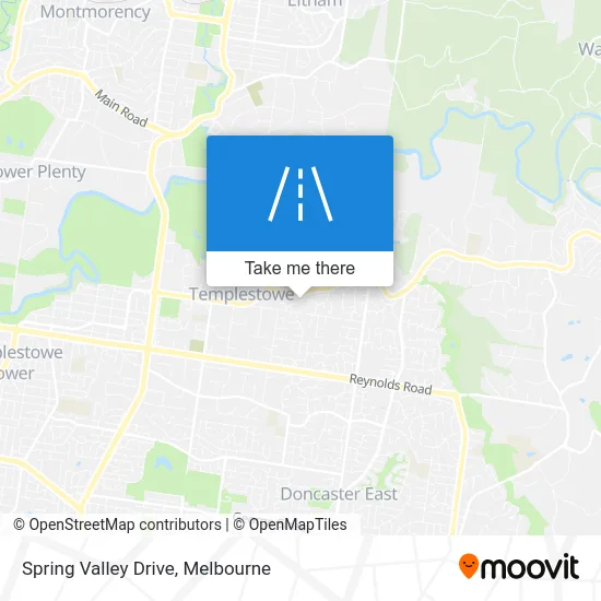 Mapa Spring Valley Drive