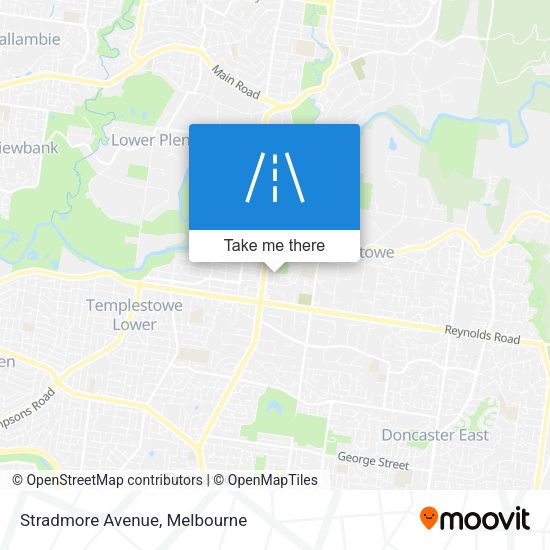 Stradmore Avenue map