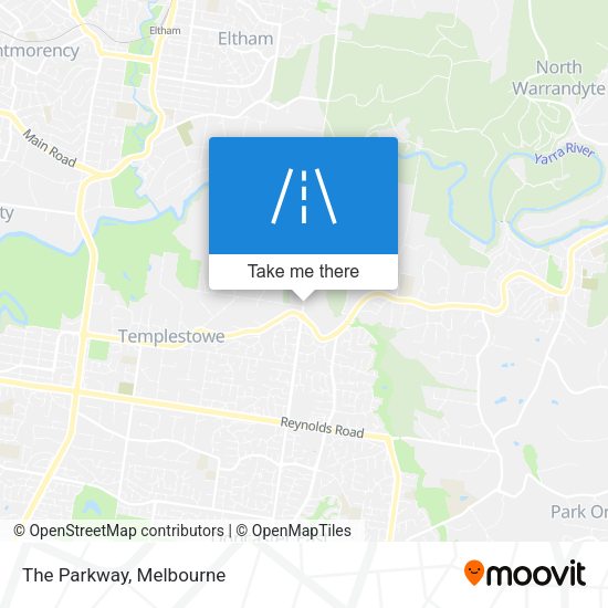 The Parkway map