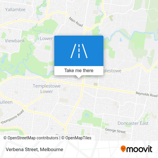 Verbena Street map
