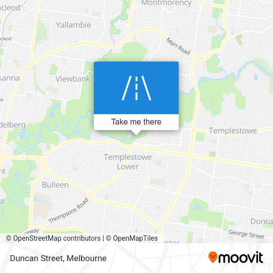 Duncan Street map