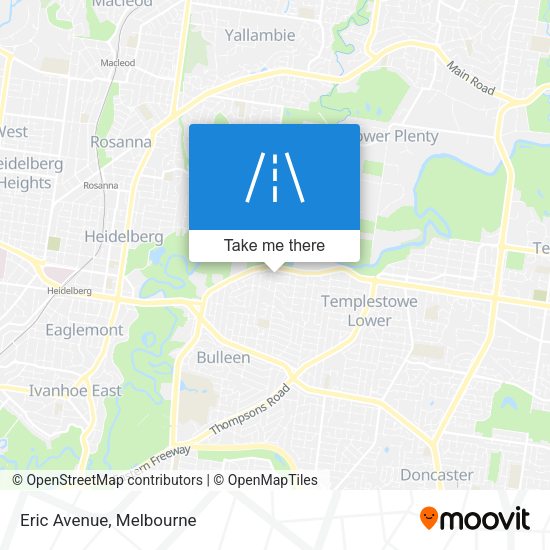 Eric Avenue map