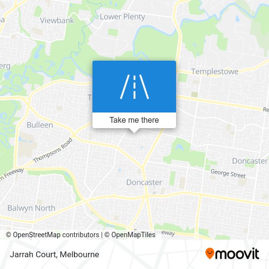 Jarrah Court map