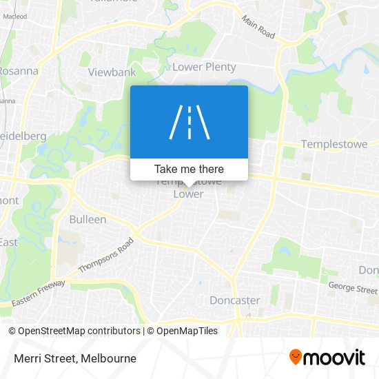 Merri Street map