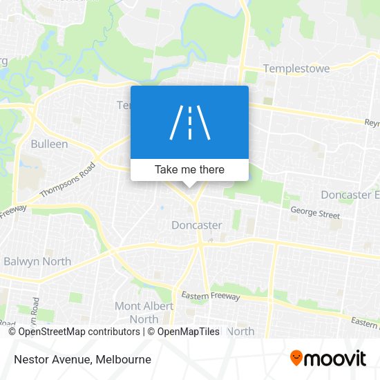 Nestor Avenue map