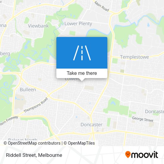 Riddell Street map