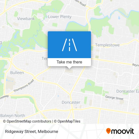 Ridgeway Street map