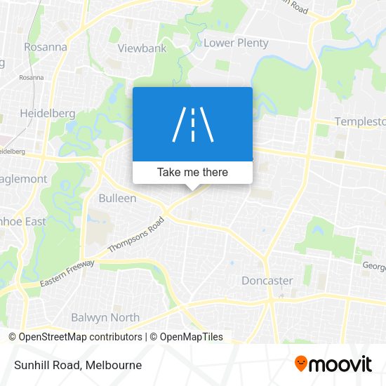 Sunhill Road map